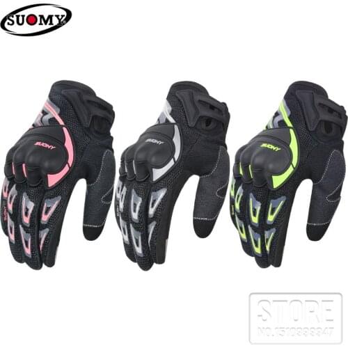 SUOMY Motorcycle Gloves Touch Screen Waterproof Windproof Men Guantes Protective Winter Gloves Moto Luvas Winter Warm