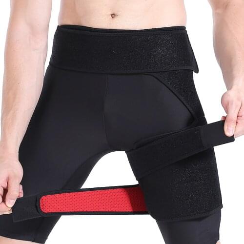 New Groin Support Wrap Hip Joint Support Waist Groin Sacrum Pain Relief Strain Arthritis Protector Hip Thigh Brace