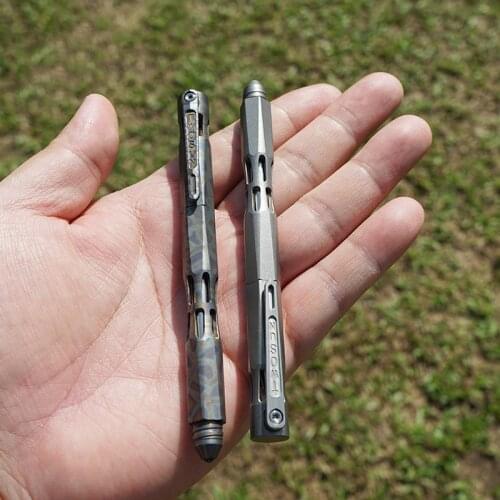 Original Titanium Alloy Defense Pen Tactical Pen Survival With Self-defense Broken Window EDC Tool