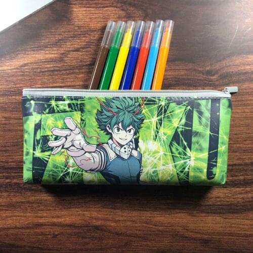 My Hero Academia Pencil Bags Midoriya Izuku Bakugou Katsuki Anime Pencil Pouch Student Stationery Pencil Cases School Supplies