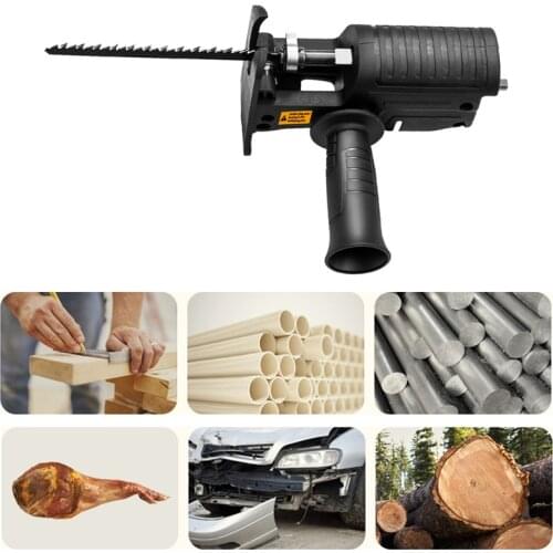 Portable Reciprocating Saw Adapter Electric Drill Modified Electric Chainaw Power Tool Wood Cutter Machine Attachment Adapter