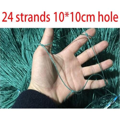 24 Strands of 10x10cm Square Hole Plant Climbing Net Garden plant Shelves Net Garden Weaving Grow Frame Vegetable Flower Net
