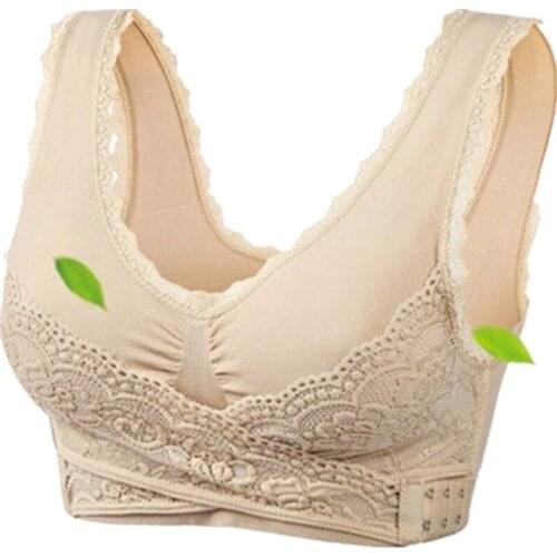 Yoga Sports Bras Posture Corrector Lift Up Bra Sexy Lingerie Lace Cross Buckle Push Up Breathable Sleep Sports Bra Bralette Tops