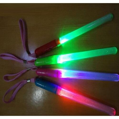 Led Party Glow Sticks LED light stick For Party Decoration Wedding Concert Cheer Stick Multi Color Flash Glow Party Supplies