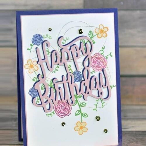 Cutting dies Letter Irregular Figure Metal steel Stencil DIY Craft festival cards Scrapbooking Dies Decorative Album Paper Card