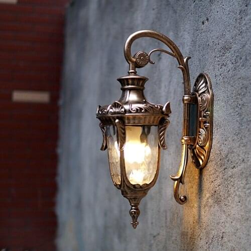 European-style outdoor wall lamp American-style villa retro garden garden corridor LED exterior light waterproof outdoor LU62710
