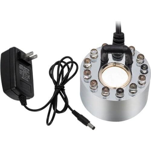 Ultrasonic Air Humidifier Mist Maker Generator Fogger Nebulizer Water Fountain Pond 12 LED Atomizer