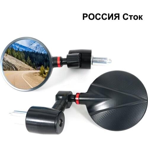 Universal Mirror Rearview Handle Bar End Mirrors Fit For Suzuki Ducati KTM Aprilia MV Agusta Cafe Racer CNC Aluminum Cafer Racer