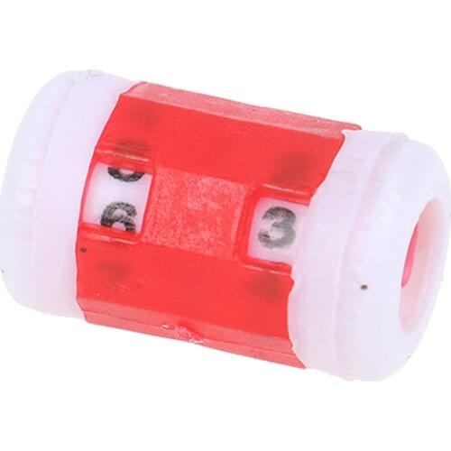 1/2PCS Random Color Plastic Knit Knitting Needles Row Counter 2.2*1.2cm