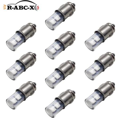 10 pcs ba7s t7 led bulb Interior Instrument lamp car dashboard light 12V blue white yellow Warm white Green