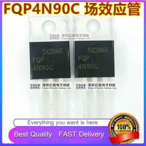 10Pcs/Lot New Original 4N90 900V4A Field Effect MOS TUBE TO-220 DIRECT PLUG PACKAGE Good Quality