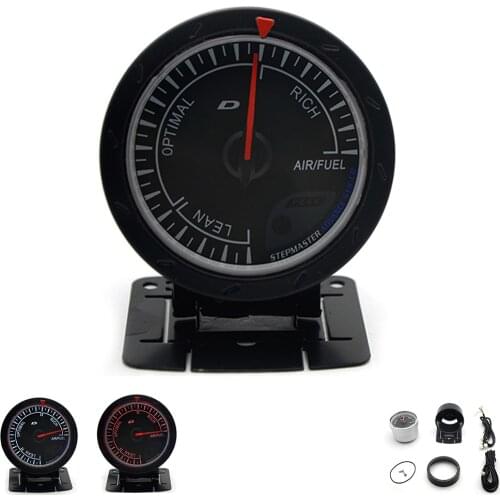 2.5" 60MM Air Fuel Ratio Gauge Black Face With Logo
