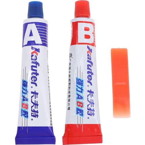 2Pcs Stainless-Steel Structural AB Glue Marble Glass Wood Acrylic Quick-Drying