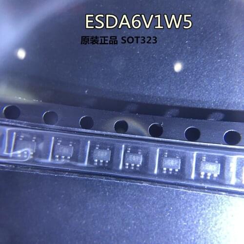 20PCS ESDA6V1W5 SOT323-5 printing E61 ESD protection diode original products