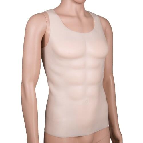 3000g Thickened vest false chest 3.5cm thick silicone breast prosthesis Man Silicone Fake Chest Muscle Pecloralis Muscle cosplay