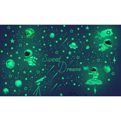 435pcs/set Luminous 3D Star Moon Dot Wall Stickers Glow in the Dark Kids Room Bedroom Ceiling Stars shine in the dark