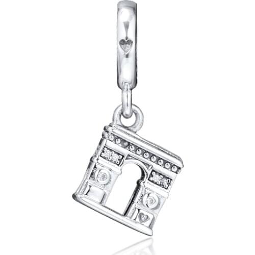 CKK Silver 925 Jewelry Triumphal Arch Charm Fits Original Bracelets Sterling Silver Beads