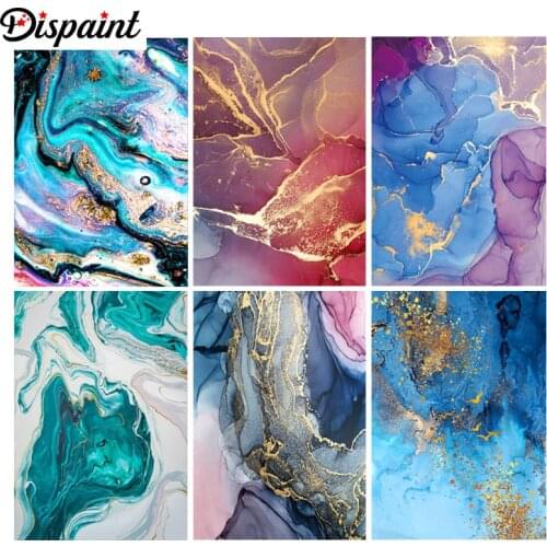 Dispaint DIY Diamond Painting "Abstract oil painting" Full Drill Square Round Diamond Embroidery 5D Cross Stitch Decoration Home