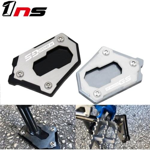For BMW R1250GS 2018 R1200GS Rally 2016-2018 R1200GS LC ADV F750GS F850 Motorcycle Side Crutch Stand Extension Plate Enlarge