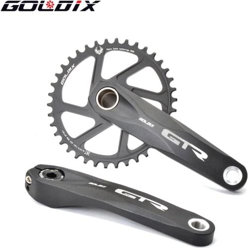 Fahrrad kurbel new GOLDIX MTB Bike GXP Kurbel Aluminium Legierung Mit Boden Kurbel170crank platte rot 32T34T36T38T cnc crankset
