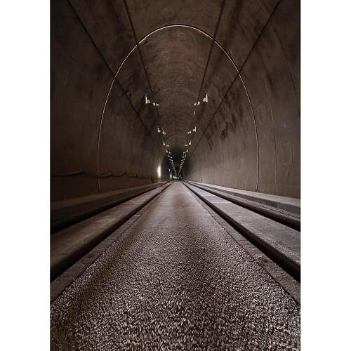 Dark Tunnel Photo Background Computer Printed Fond Photocall Backdrop for Baby Children Portrait Photophone Photography Props