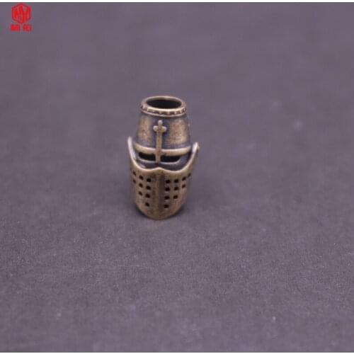 Hot Sale!!! Brass Pendant Backpack Accessories EDC Knife Outdoor Camping Tool Survival Parachute Drop Paracord Beads