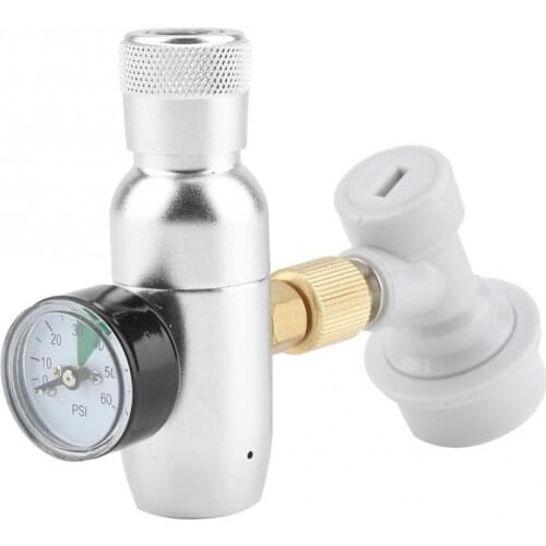 Homebrew Kegging Pressure Reducing Valve Ball Lock Mini Regulated CO2 Charger Home Brewing Beer Drink Bar Tool Accessories