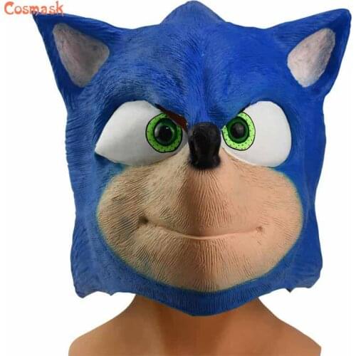 Cosmask Halloween Sonic Mask Adult Party Costume Mask Horror Carnival Cosplay Party Props