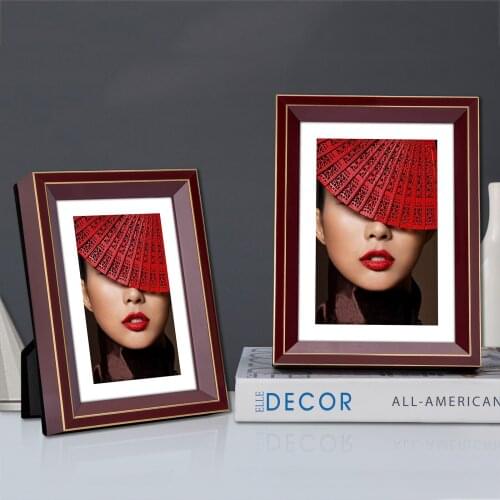 6/7/10 Inch Beautiful European Solid Wood Photo Frame Living Room Ornaments