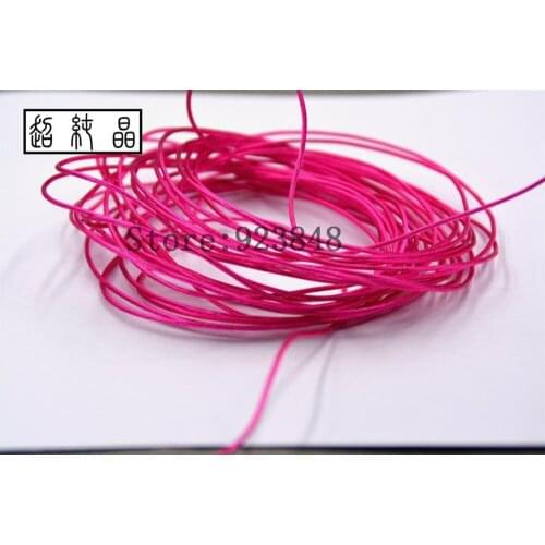 Rose red LITZ thick silver 7N single crystal copper fever DIY headset upgrade line (40core OD:1.25mm) 6meters