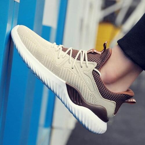 Summer Lightweight Running Man Footwear Sneakers Mens Running Shoes Sports Man Shoes Sport Men Brown Training Trainers GMA-0790