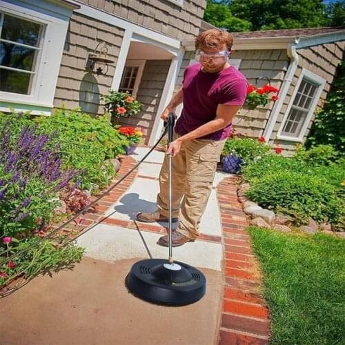 Multi Surface Pressure Washer 16'' Patio Pressure Washer Surface Cleaner Round Garage Door Driveway Rotary Brush Quick Connect