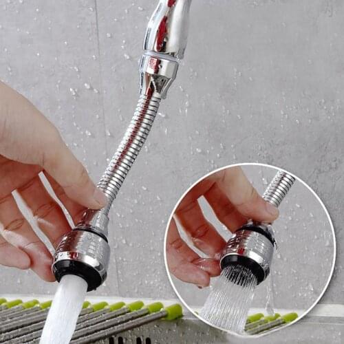 360 Degree Rotatable Tap Splash Nozzle Water-saving Kitchen Shower Bath Filter Lengthening Faucet Bubbler Splash Nozzle