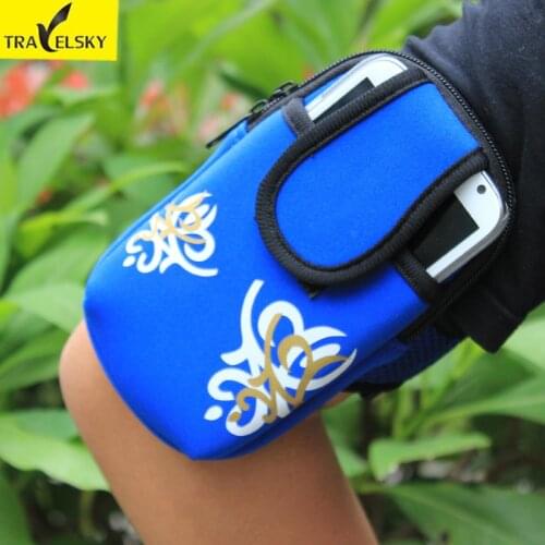 New Fashion Outside arm bag Men and Women mobile phone arm sleeve ipone6plus Samsung millet phone bags Free shipping 16512