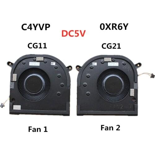New Original Laptop CPU Cooling Fan For Dell XPS 17 9700 Precision 5750 UMA 0XR6Y 0C4YVP EG50050S1-CG11-S9A EG50050S1-CG21-S9A