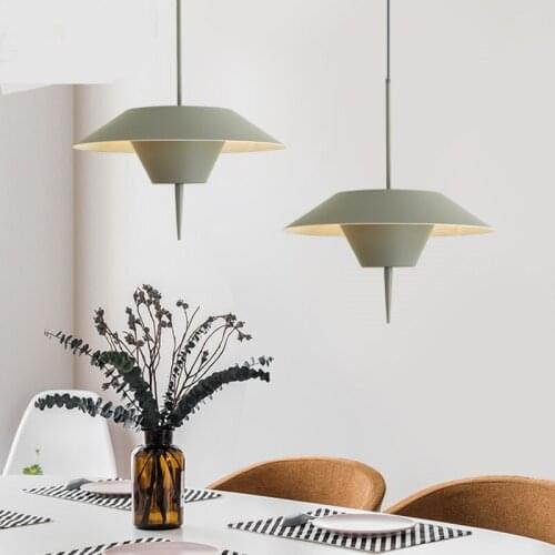 Nordic restaurant single heads pendant lamps modern creative restaurant bar lamp color iron lamp BLUE pendnat light ZA912430