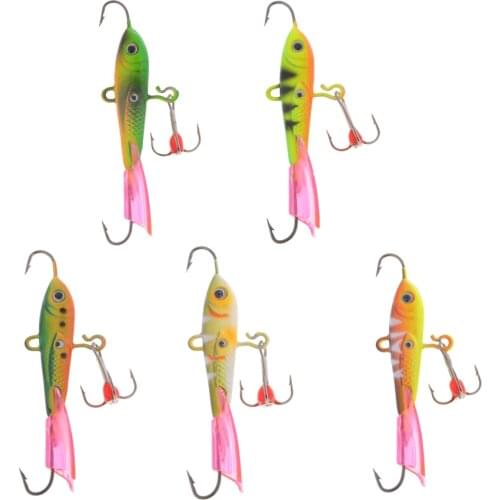 Ice Fishing Lure Jig Bait Winter Strong Fishing Hooks for Ice Jigging Lure Fishing Baits for Fisherman