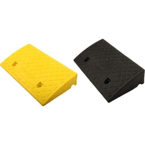 Car Access Ramp Triangle Pad Speed Reducer Durable Threshold for Automobile Motorcycle Heavy Wheelchair Duty Rubber Wheel
