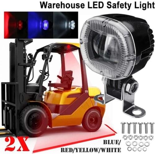 2Pcs 20W LED Forklift Trailer Warning Lights Safety Work Spot Signal Light 180-Degree Adjustable Clearance Lamp