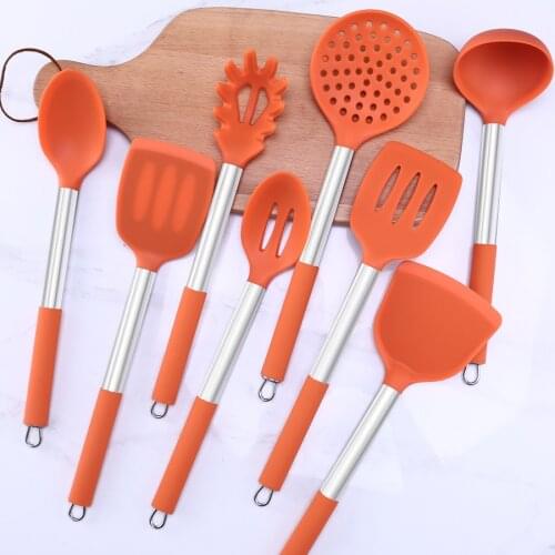 High Quality Silicone Spatula Heat-resistant Soup Spoon Non-stick Special Cooking Shovel Kitchen Tools Kitchen Accessories