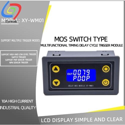 XY-WM01 Multi function trigger delay cycle timing MOS tube control replacement relay module 5v12v2v