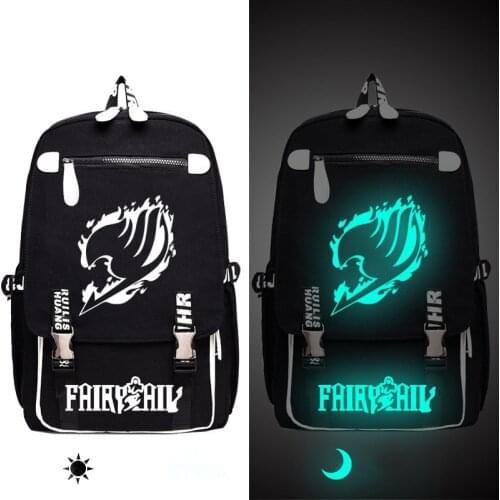 Japan Fairy Tale Anime Backpack Messenger Luminous Bag School Travel Bags Anime Gift