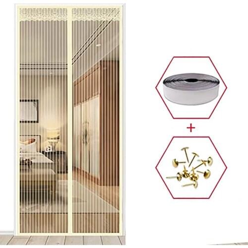 1 PCS Mosquito Mush Curtain Magnetic Curtains Automatic Closing Door Screen Kitchen Bedroom Curtains Various Sizes