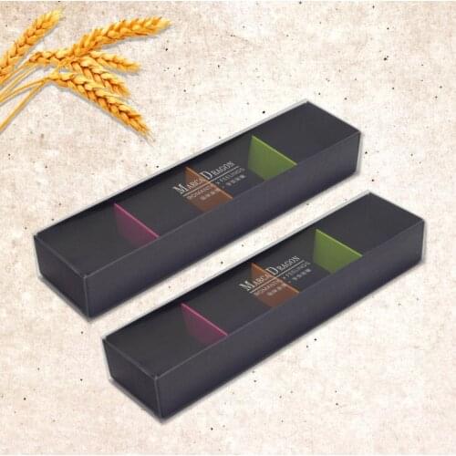 100pcs PVC Macaron packaging box West dessert packaging Chocolate box Paper boxes