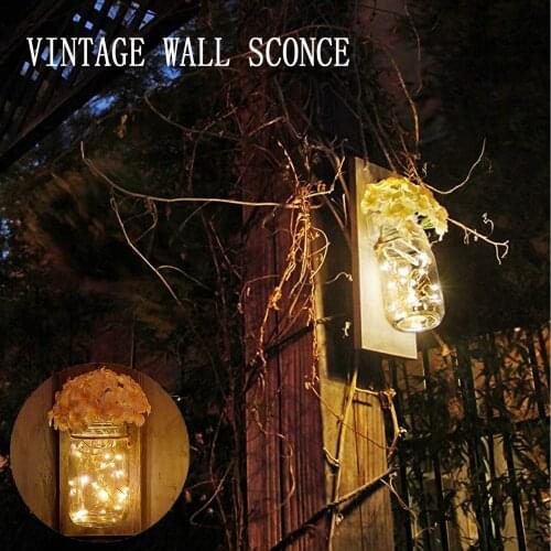 2 Wall Lamps In Rustic Style With Silk Hydrangeas And Vintage Wrought Iron Hooks Perfect To Give As Gifts For Housewarming Party