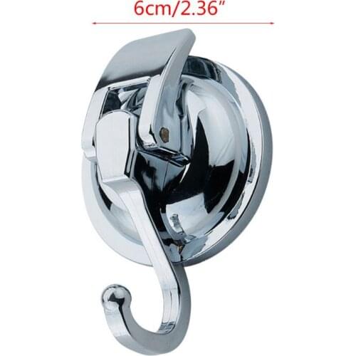 2PCS TPU Traceless Hanger Heavy Duty Vacuum Suction Cup Hooks for Kitchen Bathroom Restroom Organization