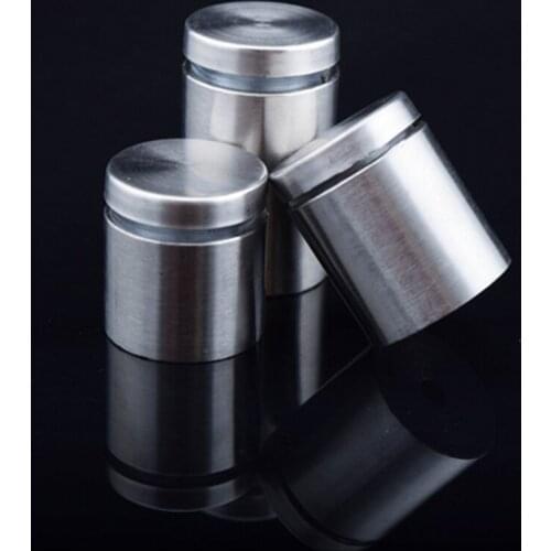 20Pcs/lot 25*40mm Solid Stainless Steel Stand Off Metric Bolts Advertising Board Screw DHL Free Shipping