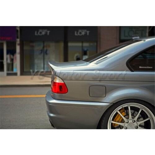 Car Accessories Carbon Fiber CSL Style Rear Trunk Boot Lid Fit For 1998-2005 M3 E46 3 Series 4D Sedan Rear Trunk Tailgate