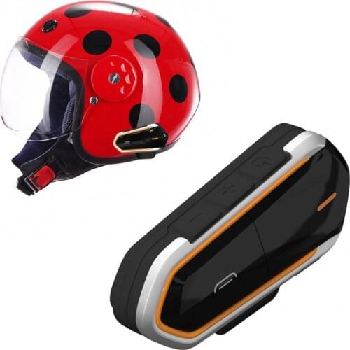 Motorcycle Bluetooth Helmet Headset Interphone Headphone FM Radio Motor Earphone мотогарнитура для шлема