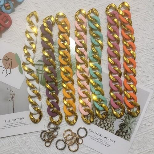 Big Button For Handle Bag Strap Cross Body Messenger Bag Straps For Women Removable DIY Shoulder Colorful Handbag Accessories